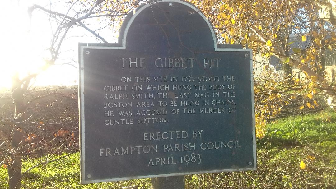 Gibet nook plaque